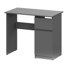 Стол письменный NN Мебель (МС Денвер К) Графит серый 0,9 м